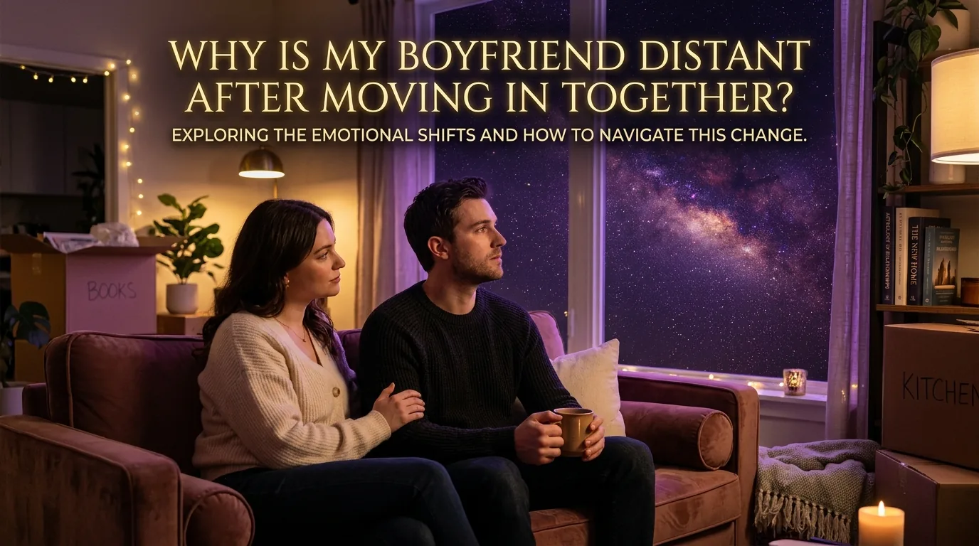 Boyfriend distant after moving in together