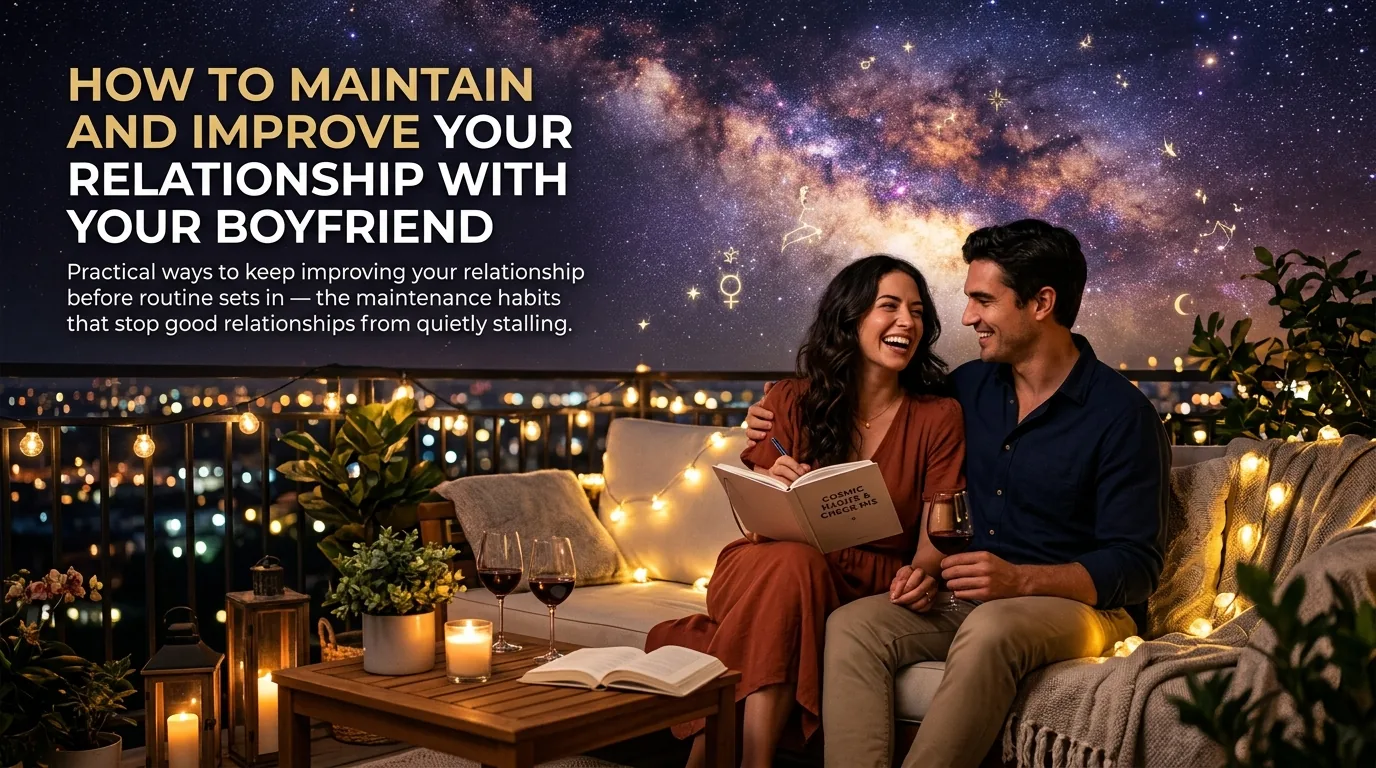 Maintain relationship with boyfriend