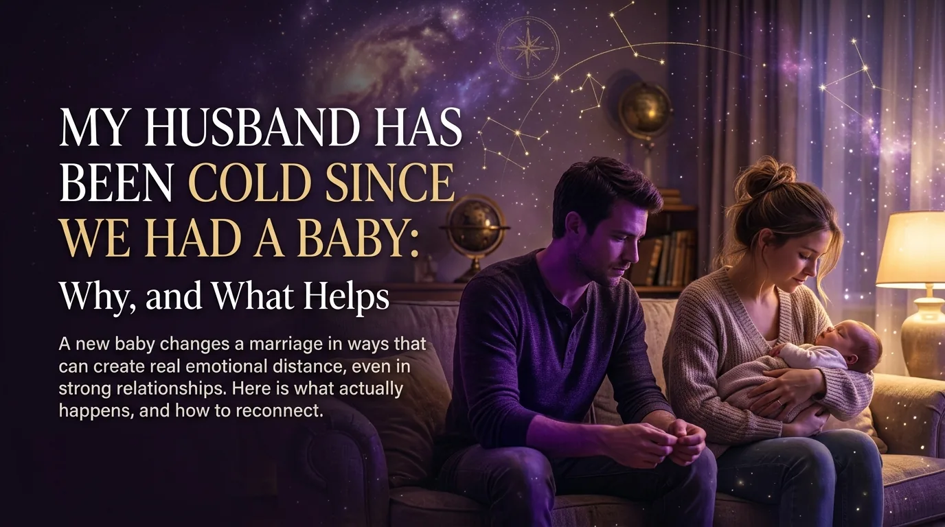 Husband cold after having a baby