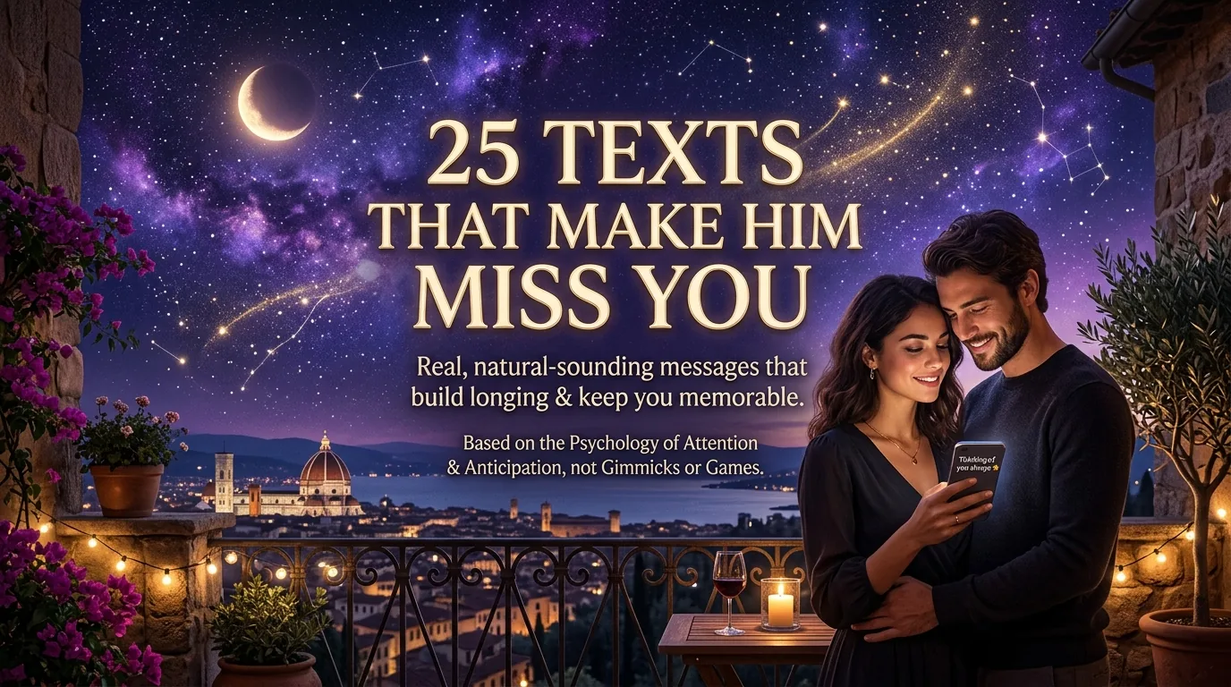 Texts that make him miss you