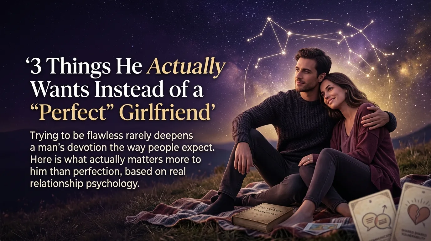 3 things he wants instead of perfect